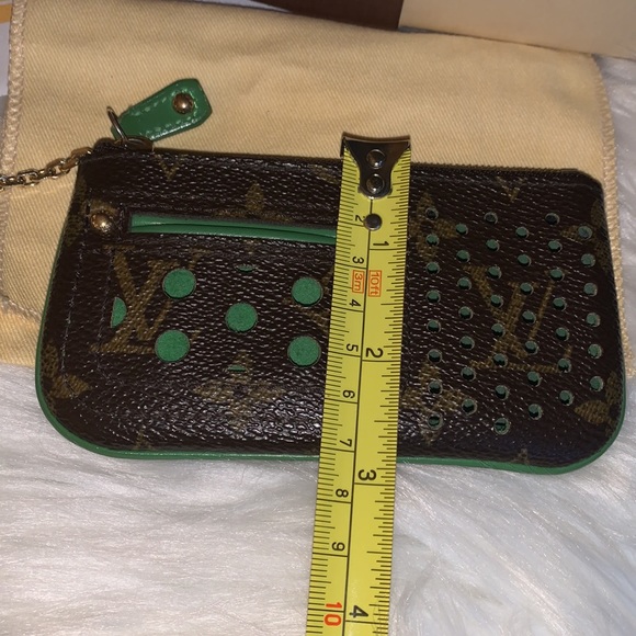 LOUIS VUITTON Monogram Perfo Pochette Kure Coin & Key Case - Picture 16 of 17